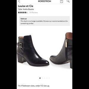 Louise et Cie Ankle Zaria Boot Size 5 1/5 in Black